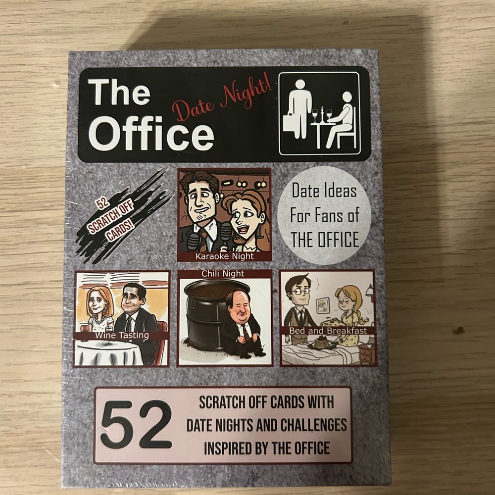 The Office Theme Date Night Scratch Off Card Game! Never opened!